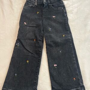 NWOT Cat & Jack Gray Wide-Leg Jeans